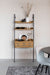 Wandplank Rook Fir hout, Metaal Bruin 40x78 cm-Wandplanken-Creating Home