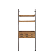 Wandplank Rook Fir hout, Metaal Bruin 40x78 cm-Wandplanken-Creating Home