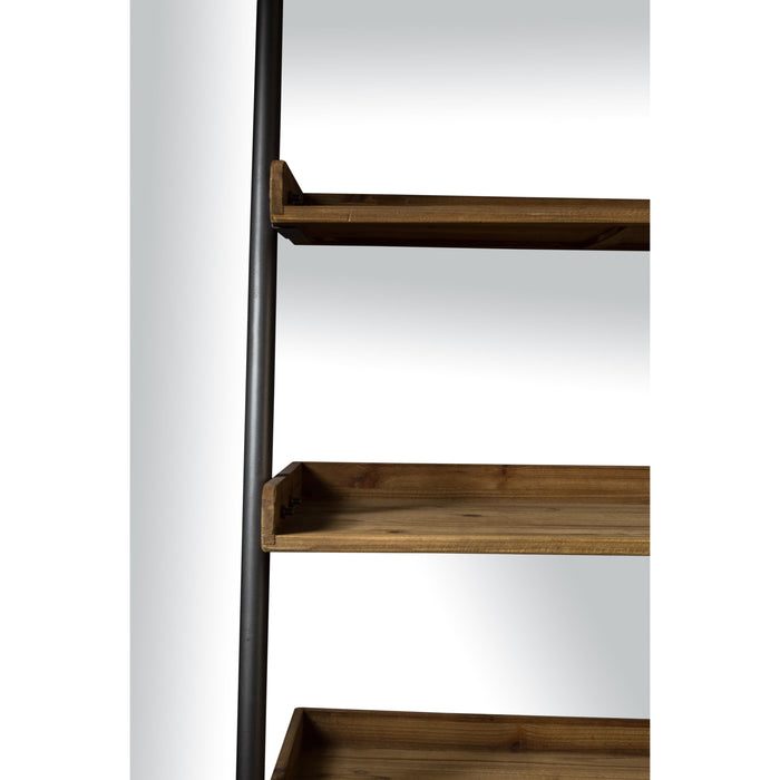 Wandplank Wally Fir hout, Metaal Bruin 45x86 cm-Wandplanken-Creating Home
