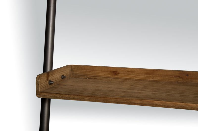 Wandplank Wally Fir hout, Metaal Bruin 45x86 cm-Wandplanken-Creating Home