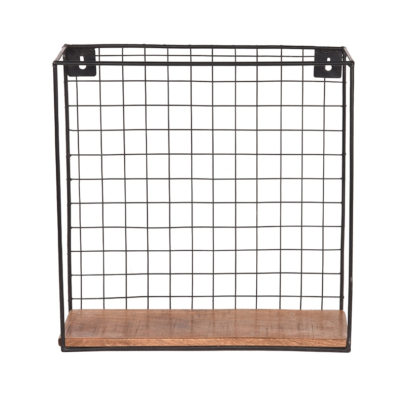 Wandplank Wanddecoratie Firm Rough Mangohout XL 40x15x40 cm-Wandplanken-LABEL51