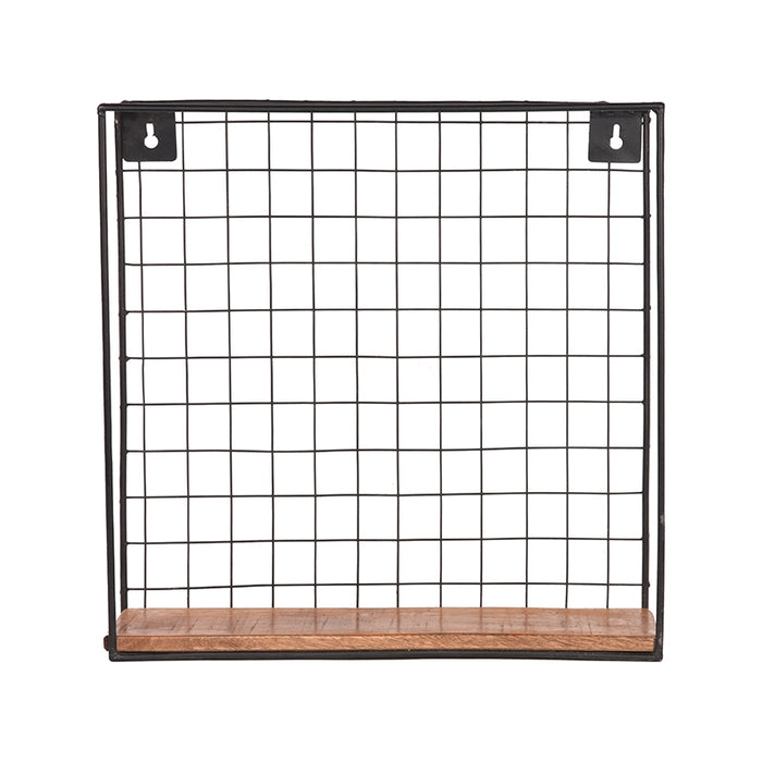 Wandplank Wanddecoratie Firm Rough Mangohout XL 40x15x40 cm-Wandplanken-LABEL51