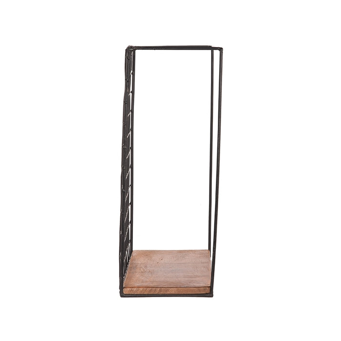 Wandplank Wanddecoratie Firm Rough Mangohout XL 40x15x40 cm-Wandplanken-LABEL51