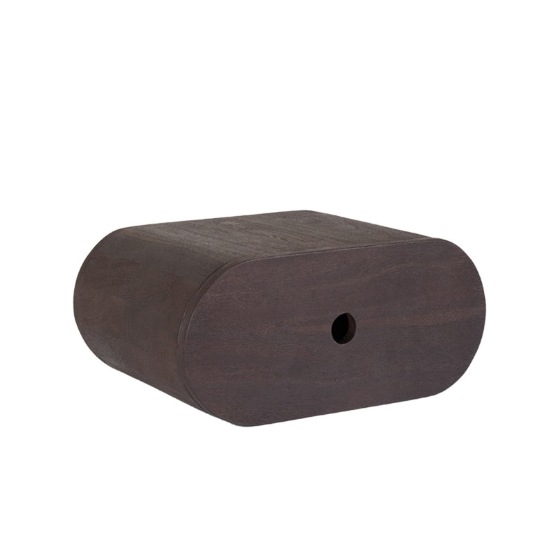 Wandplank Wanddecoratie Rise Espresso Mangohout 45 cm 45x30x20 cm-Wandplanken-LABEL51