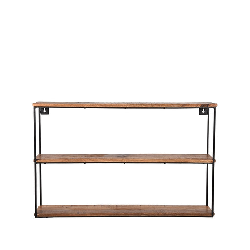 Wandplank Wanddecoratie Vintage Rough Mangohout L 80x20x50 cm-Wandplanken-LABEL51