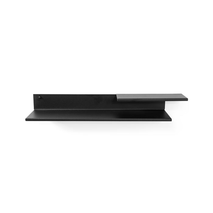 Wandplank Wandrek FOLIO 70 Staal Zwart 67.5x15x8.5cm Spinder-Wandplanken-Spinder