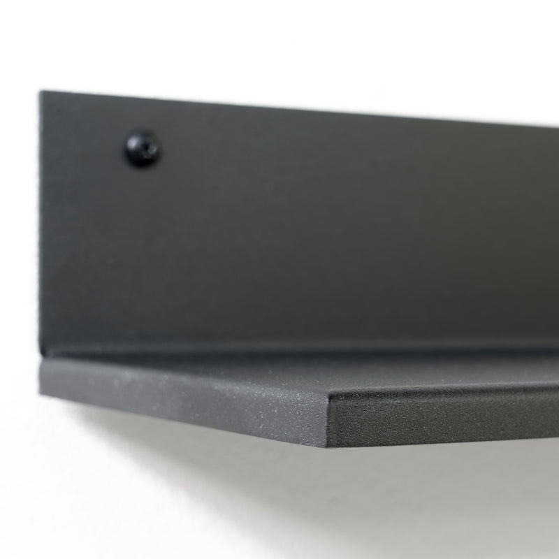 Wandplank Wandrek FOLIO 70 Staal Zwart 67.5x15x8.5cm Spinder-Wandplanken-Spinder