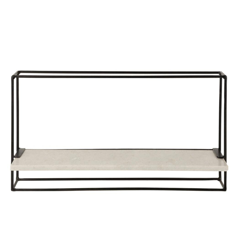 Wandplank Wit ijzer L 65x16 cm-Wandplanken-J-Line