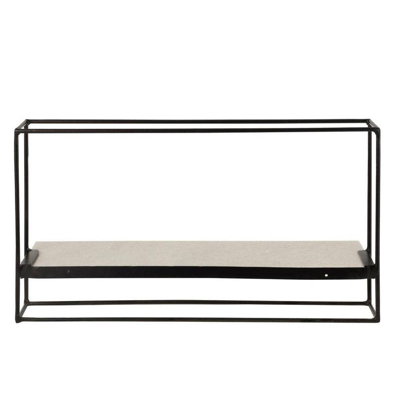 Wandplank Wit ijzer L 65x16 cm-Wandplanken-J-Line
