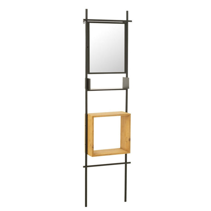 Wandplank Zwart Fir hout 20x47 cm-Wandplanken-J-Line