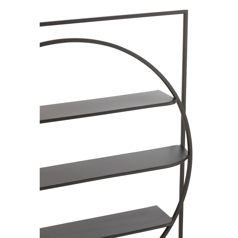 Wandplank Zwart Ijzer 14x80 cm-Wandplanken-J-Line