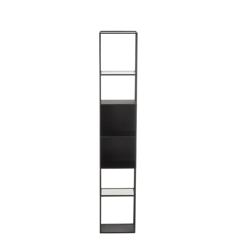 Wandplank Zwart Ijzer 15 cm 15x25x140 cm-Wandplanken-J-Line