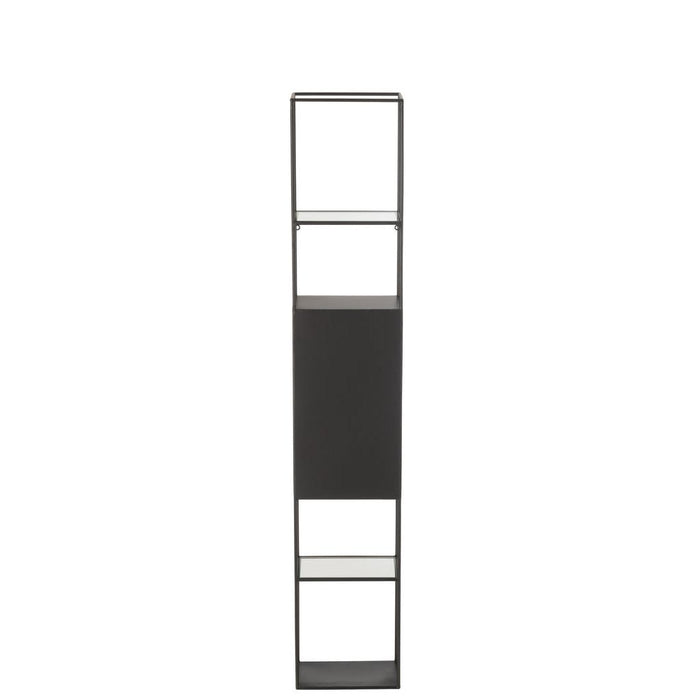 Wandplank Zwart Ijzer 15 cm 15x25x140 cm-Wandplanken-J-Line