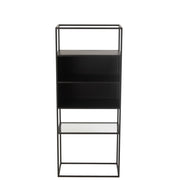 Wandplank Zwart Ijzer Rechthoekig 30x55 cm-Wandplanken-J-Line