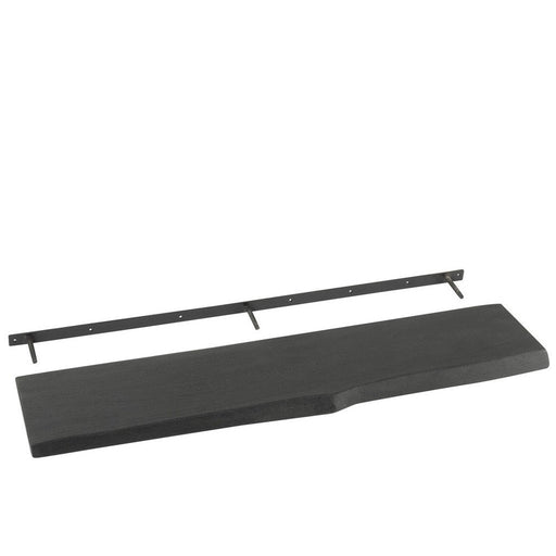 Wandplank Zwart Mangohout hout L 27x115 cm-Wandplanken-J-Line