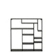 Wandplank Zwart Metaal 12x80 cm-Wandplanken-J-Line