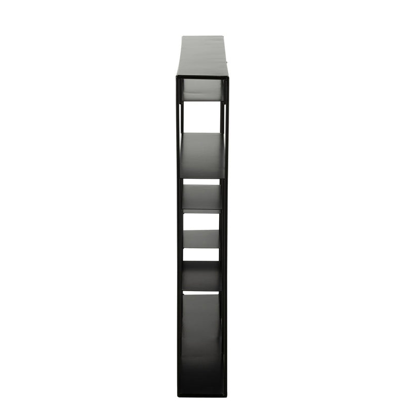 Wandplank Zwart Metaal 12x80 cm-Wandplanken-J-Line