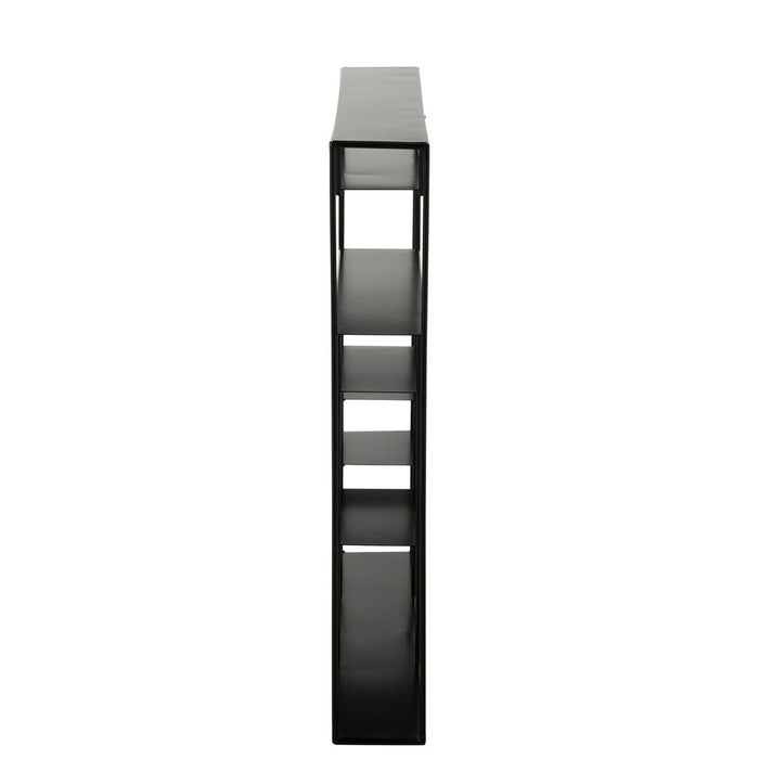 Wandplank Zwart Metaal 12x80 cm-Wandplanken-J-Line