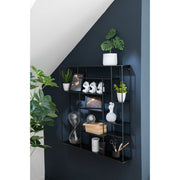 Wandplank Zwart Metaal 12x80 cm-Wandplanken-J-Line