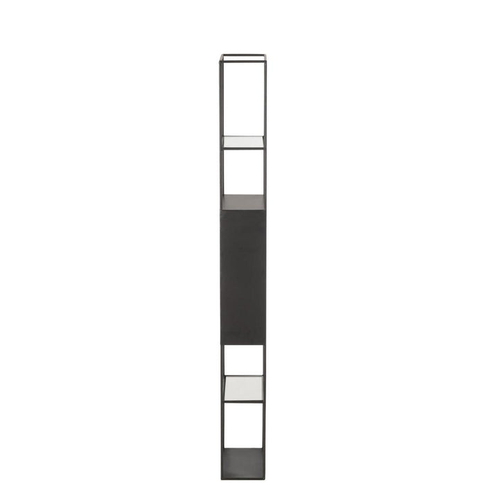 Wandplank Zwart ijzer 15 cm 15x25x140 cm-Wandplanken-J-Line