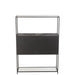 Wandplank Zwart ijzer Rechthoekig 26x90 cm-Wandplanken-J-Line