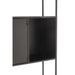 Wandplank Zwart ijzer Rechthoekig 26x90 cm-Wandplanken-J-Line