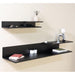 Wandrek FOLIO 70 Staal Zwart 67.5x15x8.5cm Spinder Design-Wandplanken-Spinder