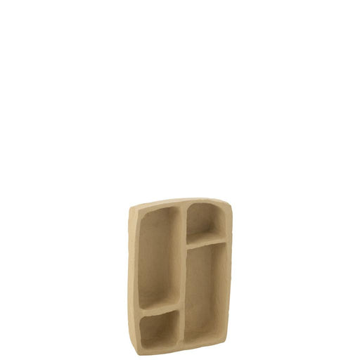 Wandrek Flint papier mache naturel wit-J-Line