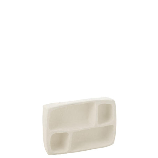 Wandrek Flint papier mache wit small-J-Line