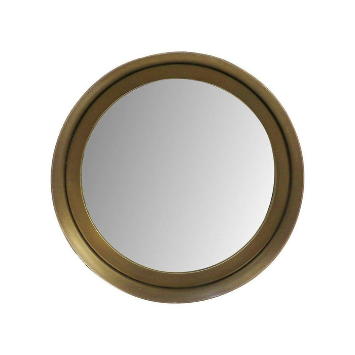 Wandspiegel Fletcher Rond - ø20 - antique gold - Metaal/glas-Spiegels-HSM Collection