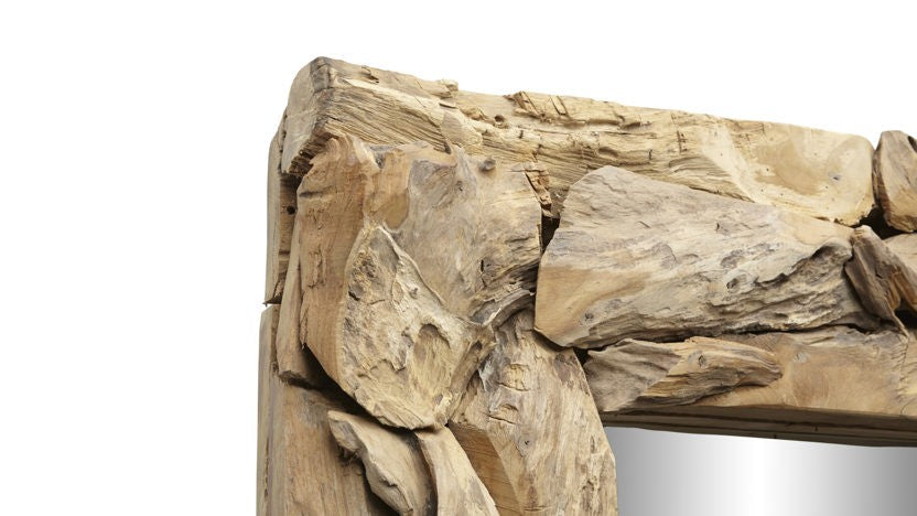 Wandspiegel Root - 240x140 - teak wortelhout-Spiegels-HSM Collection