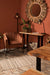 Wandspiegel Sun - ø108 cm - teak wortelhout-Spiegels-HSM Collection