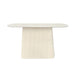 Wandtafel Patrice Mangohout Crème wit 40x140 cm-Consoletafels-Livingfurn