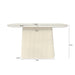 Wandtafel Patrice Mangohout Crème wit 40x140 cm-Consoletafels-Livingfurn