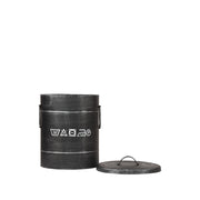 Wasmand Antiek Zwart Metaal S 26x26x33 cm-Opbergdozen en manden-LABEL51