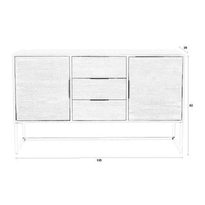 Webster Dressoir Hoog-Dressoirs-Creating Home