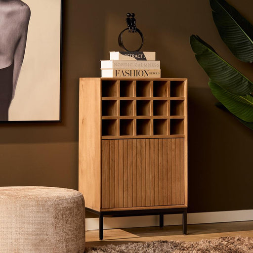 Wijnkast Madison Naturel - 55 cm-Wijnkasten-Starfurn