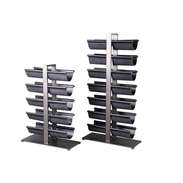 Opbergkast Kast Vakkenkast Zwart 18x45 cm L-Opbergkasten-PTMD