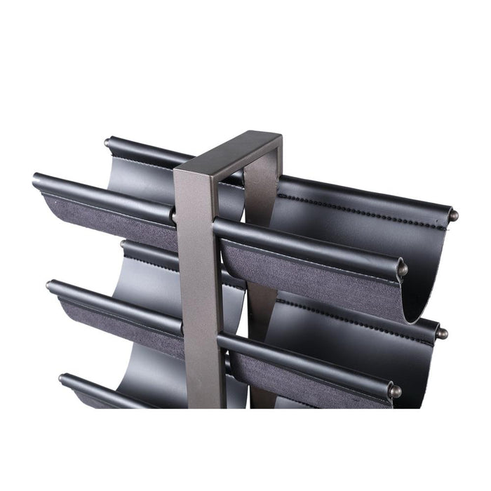 Opbergkast Kast Vakkenkast Zwart 18x45 cm L-Opbergkasten-PTMD