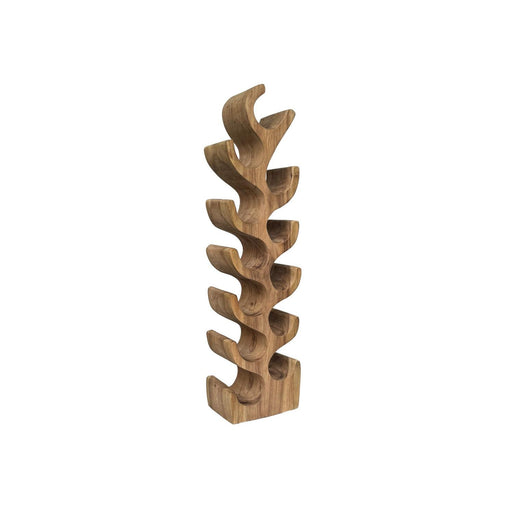 Wijnrek Suar Winerack Suar hout Naturel hout 25x18 cm-Wijnrekken-Livingfurn