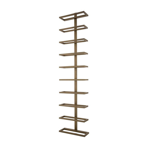 Wijnrek Vakkenkast Geel 10x27 cm-Wijnrekken-PTMD