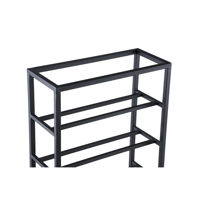 Wijnrek Vakkenkast Zwart 15x35 cm Rechthoekig