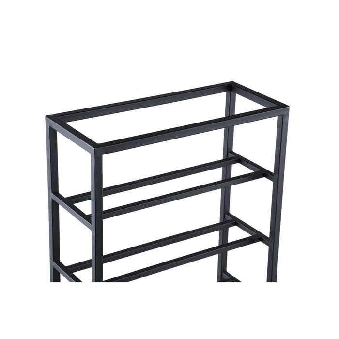 Wijnrek Vakkenkast Zwart 15x35 cm Rechthoekig-Wijnrekken-PTMD