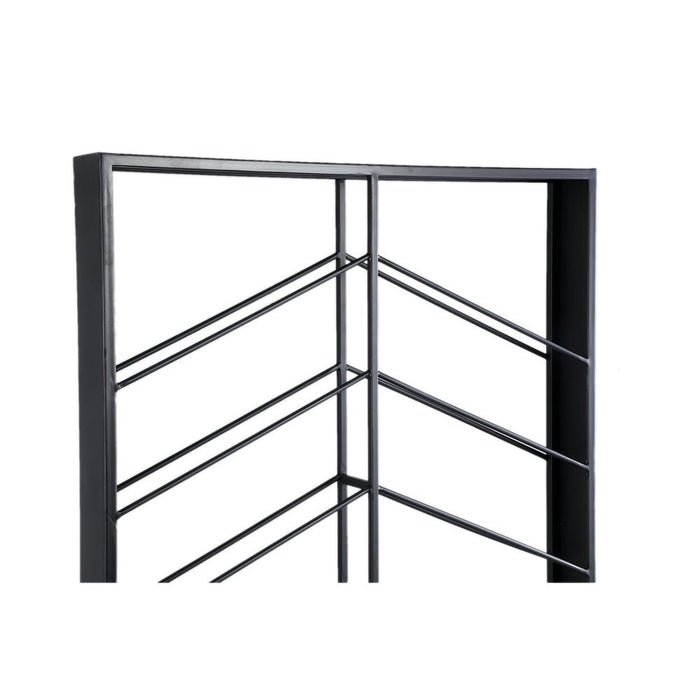 Opbergkast Kast Vakkenkast Zwart 8x65 cm-Opbergkasten-PTMD