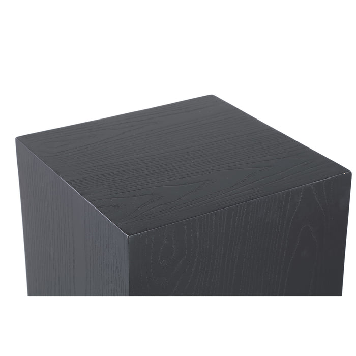 Woondecoratie Decoratie Gustavo Zwart Colored Oakveneer Pedestal SV2 S-Woondecoratie-PTMD