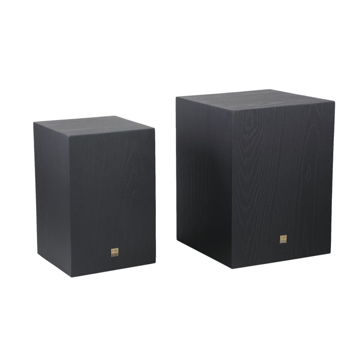 Woondecoratie Decoratie Gustavo Zwart Colored Oakveneer Pedestal SV2 S-Woondecoratie-PTMD