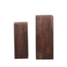 Woondecoratie Decoratie Kyro Bruin Sandblasted Mangohout Pedestal SV2-Woondecoratie-PTMD