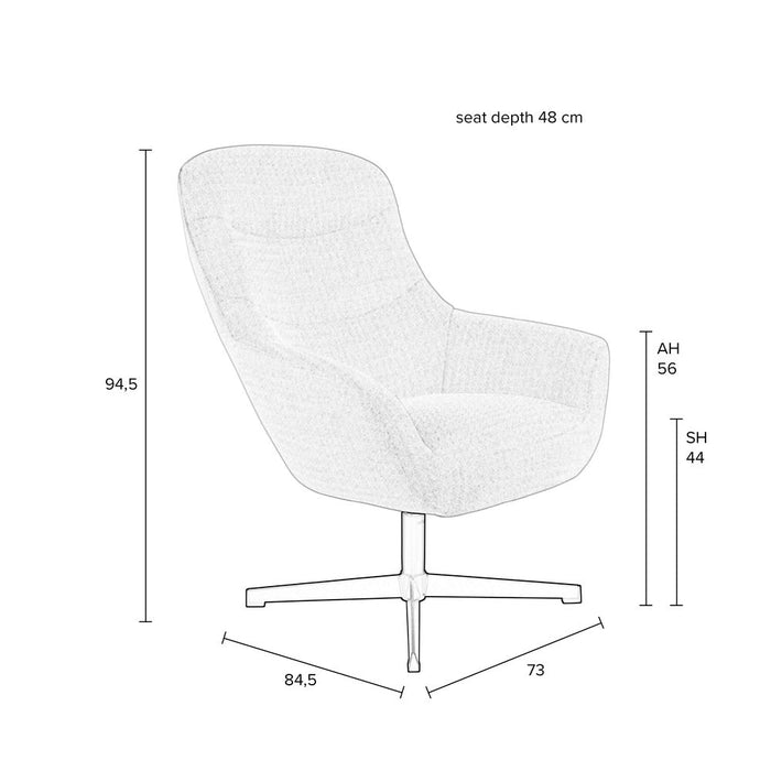 Yuki Fauteuil Groen-Creating Home