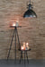 Zuil Envira - Zink - Ã˜39,5x119,5cm-Plantenstandaards-Light & Living