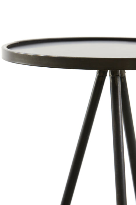 Zuil Envira - Zink - Ã˜39,5x119,5cm-Plantenstandaards-Light & Living